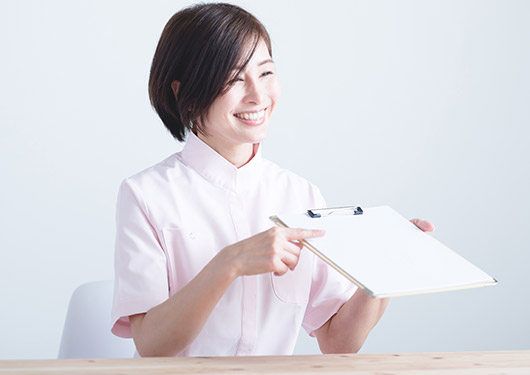 ご来院・問診票記入